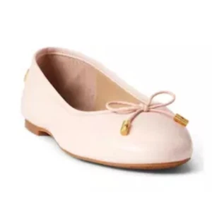 Lauren RALPH LAUREN Women's NEW Jayna Nappa Leather Flat Ballet | Size 6 - Picture 1 of 4