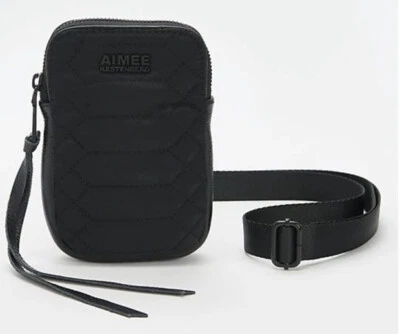 Tiracolo Aimee Kestenberg Nylon Stadium - Just Saying cor preta - Imagem 1 de 4