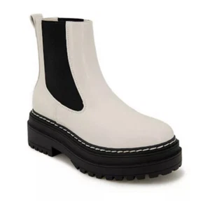 ESPRIT Stormi Chelsea Pull-On Lugsole Ankle Boots Size 9 - Picture 1 of 21