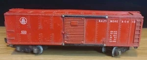 American Flyer S Gauge #633 Baltimore & Ohio Box Car *See Pics For Damage* - Picture 1 of 4