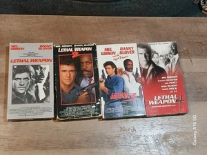 Lethal Weapon 1-4 VHS Lot of 4 (1987-1998) Mel Gibson, Danny Glover Joe Pesci - Picture 1 of 1