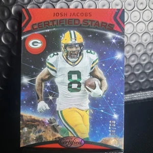 🔥 2024 Panini Certified Stars Red Mirror #4 Josh Jacobs /99 Packers RB - Picture 1 of 4
