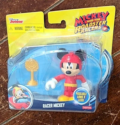 Disney Junior Mickey & The Roadster Racers: ¡RACER MICKEY con brazos y piernas posables! Foto 1 de 2