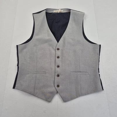 Chaleco formal BURTON XL gris mezcla de poliéster para hombre - Imagen 1 de 4