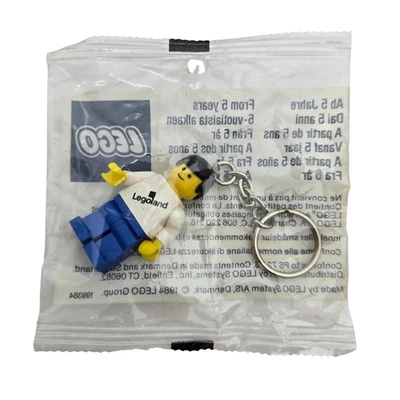 Vintage © 1984 Lego LEGOLAND Minifigure Keychain - MINT - SEALED - Image 1 of 3