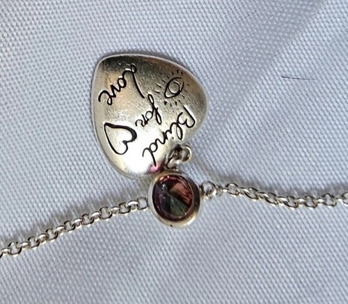 Bracciale Gucci Cieco In Love AG 925 Argento Accenti Cristallo