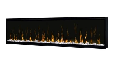 Chimenea eléctrica incorporada Dimplex XLF60 IgniteXL 8530 BTU 60 pulgadas de ancho negra Foto 1 de 4