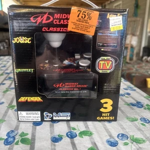 Midway Classic Arcade Vol 1 TV Plug N Play System 3 Game Joust Gauntlet Defender - Picture 1 of 4
