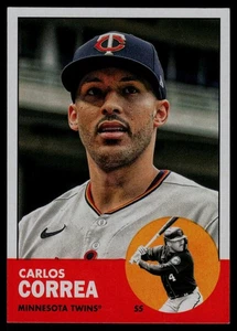2022 Topps Archives #55 Carlos Correa Minnesota Twins - Picture 1 of 2
