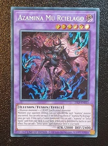Yugioh 25LP-EN011 Azamina Mu Rcielago Emblazoned Secret Rare MINT - Picture 1 of 2