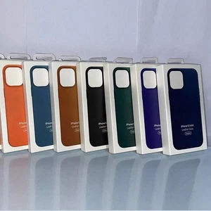 Genuine Case Leather Case Cover For iPhone 12 Pro Max iphone 12 Pro 12 Mini 12 - Picture 1 of 13
