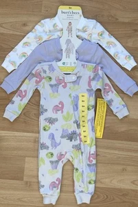 burt,s bees BABY Schlafanzug 3 teilig Bio Baumwolle Gr. 6 Monate - Bild 1 von 4