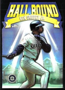 Topps Chrome Hall Bound 1998 refractor troquelado #HB9 Ken Griffey Jr Mariners Salón de la fama - Imagen 1 de 2