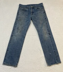 Vintage Levi’s 70s/80s Selvedge Redline 501 Button Fly Jeans 32 Distressed Greased - Bild 1 von 24