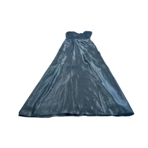 Maxi abito nero senza spalline Laundry By Shelli Segal taglia 2 - Ottime condizioni! - Foto 1 di 10