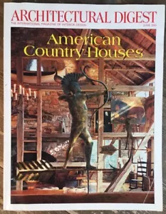 Architectural Digest Magazine June 2001 American Country Houses - Picture 1 of 4