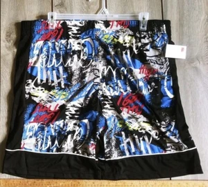 New Mens Pro Player Basketball Shorts Size 2x Graffiti Graphics - Picture 1 of 3