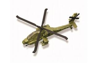 MAISTO AH-64 APACHE HELICOPTER DIE CAST METAL MODEL AIRPLANE NEW 13cm