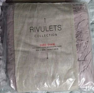 Anthroplogie Rivulets Euro Sham New Lilac READ Desciption - Picture 1 of 4