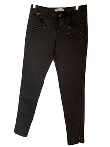 **Zara* black jeans size 28* Zipper Details - Picture 1 of 5