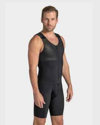 LEO Tummy Control Body Shaper for Men with Back Black Size Small used-size S - Image 1 of 4