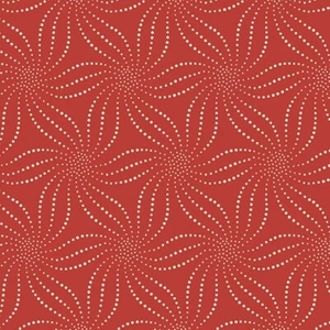 Andover Fabric Retro HoHo Christmas Fabric Red 100% Quilt Cotton 44” Wide BTY - Picture 1 of 1