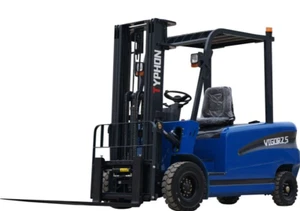 New 2.5 Ton Rated Capacity TYPHON Electric Forklift Lifter w Side Shift, 3 Stage - Picture 1 of 24