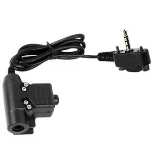 Tactical U94 PTT Headset Adapter Cable For Vertex Standard VX-231 VX131 VX539 J - Zdjęcie 1 z 8