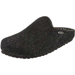 Supersoft Herren Schuhe Clogs 511-086 Filz Hausschuhe Pantoffeln Dark Grey NEU