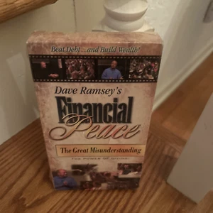 VHS Tape Dave Ramsey FINANCIAL PEACE The Great Misunderstanding Power of Giving - Picture 1 of 3