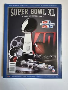 Super Bowl XL Program Pittsburgh Steelers Seattle Seahawks Free Shipping - Imagen 1 de 6