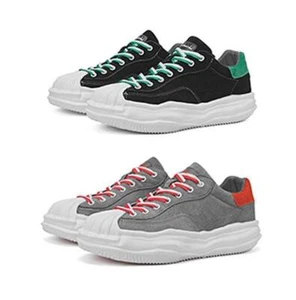 Men Shoes Shell Head Students Breathable Thick Bottom Low Top Casual Board Shoes - Picture 1 of 6