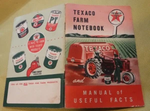1953 Texaco Motor Oil Farm Notebook Manual Of Useful Facts - VINTAGE ADS - Picture 1 of 5
