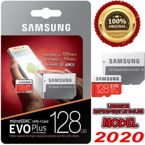 Samsug Evo Plus Carte Mémoire Micro sd 64 Go SDXC/SDHC + Adaptateur Authentique - Zdjęcie 1 z 10
