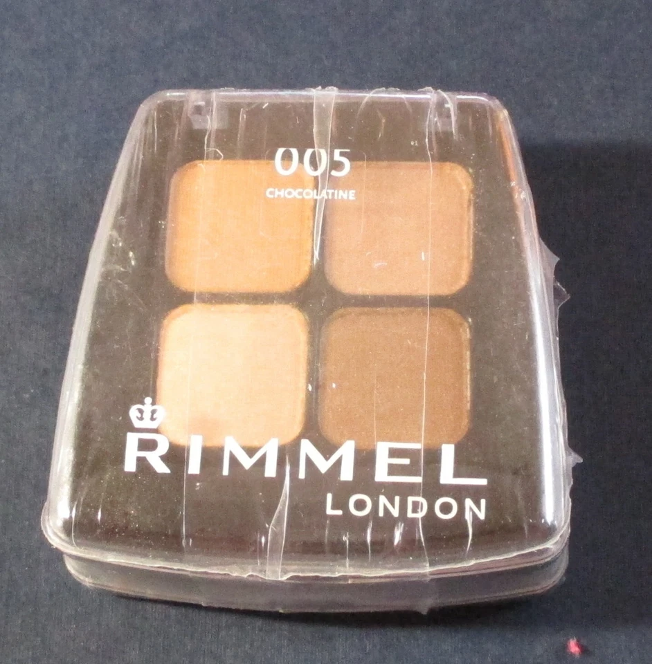 Rimmel Color Rush Eyeshadow Quad Palette(2 pk)-Chocolatine 005 - Image 1 of 2