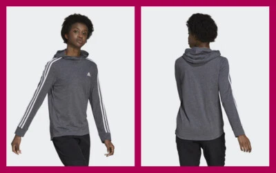 Adidas ~ 3 Rayas Aeroready Verde Prima Pullover Sudadera con Capucha Para Mujer Pequeña $45 Nueva con Etiquetas Foto 1 de 4