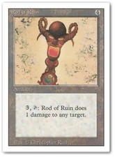 ROD OF RUIN ~mtg EX-NM Revised / 3rd Edition Unc x1