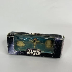 1996 Star Wars Trilogy Micro Machines Galoob 68060 DEATH STAR SLAVE 1 MILLENNIUM - Picture 1 of 6