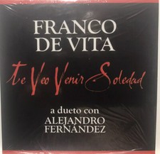 Rare Promotional CD Card Sleeve Franco De Vita Alejandro Fernandez Te Veo Venir