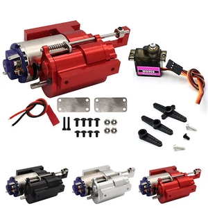 Three-Generation Full Metal 2 Speed Gearbox Transmission w/Servo For WPL B14 D90 - Picture 1 of 42