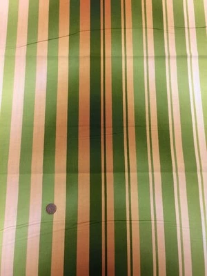 Benartex Flower Show II 3020 Stripe 100% Cotton Fabric Patchwork Quilting Green - Image 1 of 4