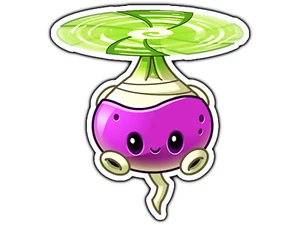 #1535 Rotobaga Planta Zombi Pegatina Impermeable Vinilo Calcomanía Troquelada Laptop Coche - Imagen 1 de 1