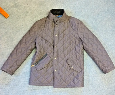 Barbour Shoveler Quilted Men's Jacket Navy Medium 38-40 (Preowned) - Image 1 of 4