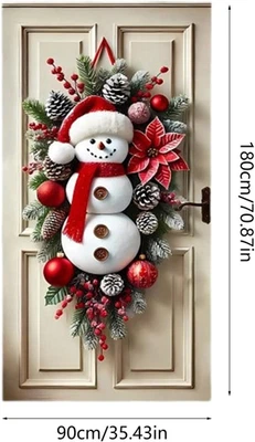 CHRISTMAS DECORATIONS SALE CLEARANCE Christmas Ornament Xmas Tree Decoration Christmas Door Cover Door Banner Holiday