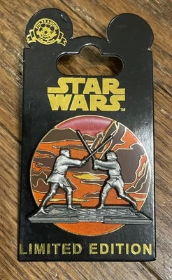 Disney Star Wars Limited Edition LE 6000 MUSTAFAR 2016 Anakin Obi Wan Duel Pin - Image 1 of 2