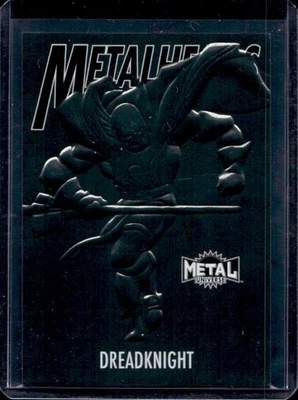 2024 Skybox Metal Universe Marvel Avengers Dreadknight Metalheads Black #18/25 - Image 1 of 2