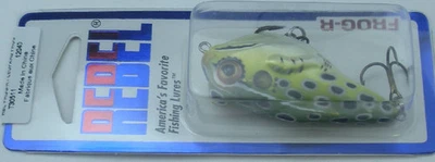 Rebel T30511 3 дюйма леопард лягушка лайм зеленый и черный - Изображение 1 из 4