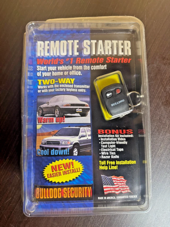 Bulldog Security RS82I Remote Starter 2-Way Car Start System NIB - Image 1 of 2