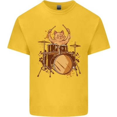 Camiseta para niños A Cat Drummer Drumming Foto 1 de 4