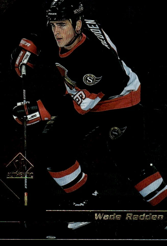 1997-98 SP Authentic #108 Wade Redden Ottawa Senators Hockey Card - Image 1 of 2